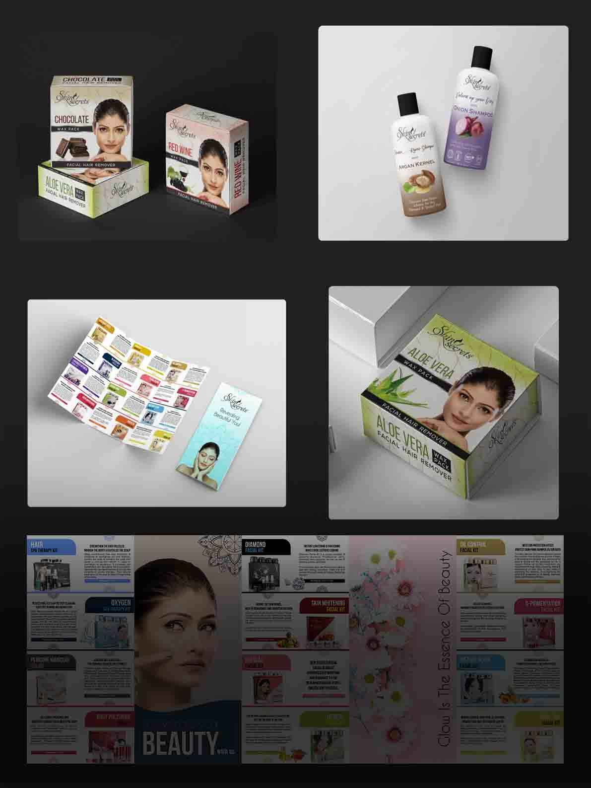Skin Secrets India Branding Design by ItsDigimark